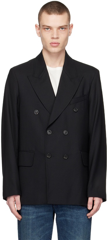 Photo: Our Legacy Black Unconstructed Db Blazer