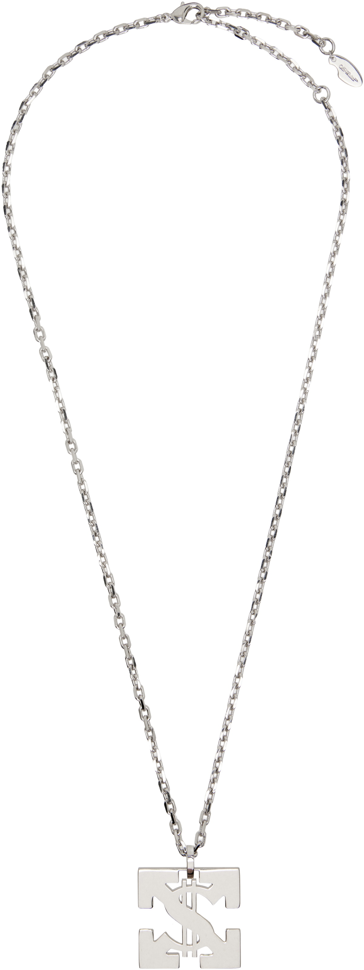 Off-White Bling Dollar Chain Necklace