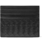 Bottega Veneta - Intrecciato Leather Cardholder - Black