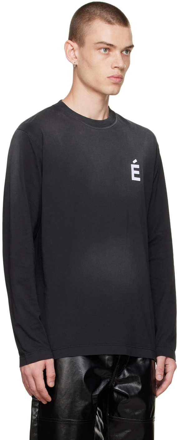 Études SSENSE Exclusive Black Wonder Long Sleeve T-Shirt