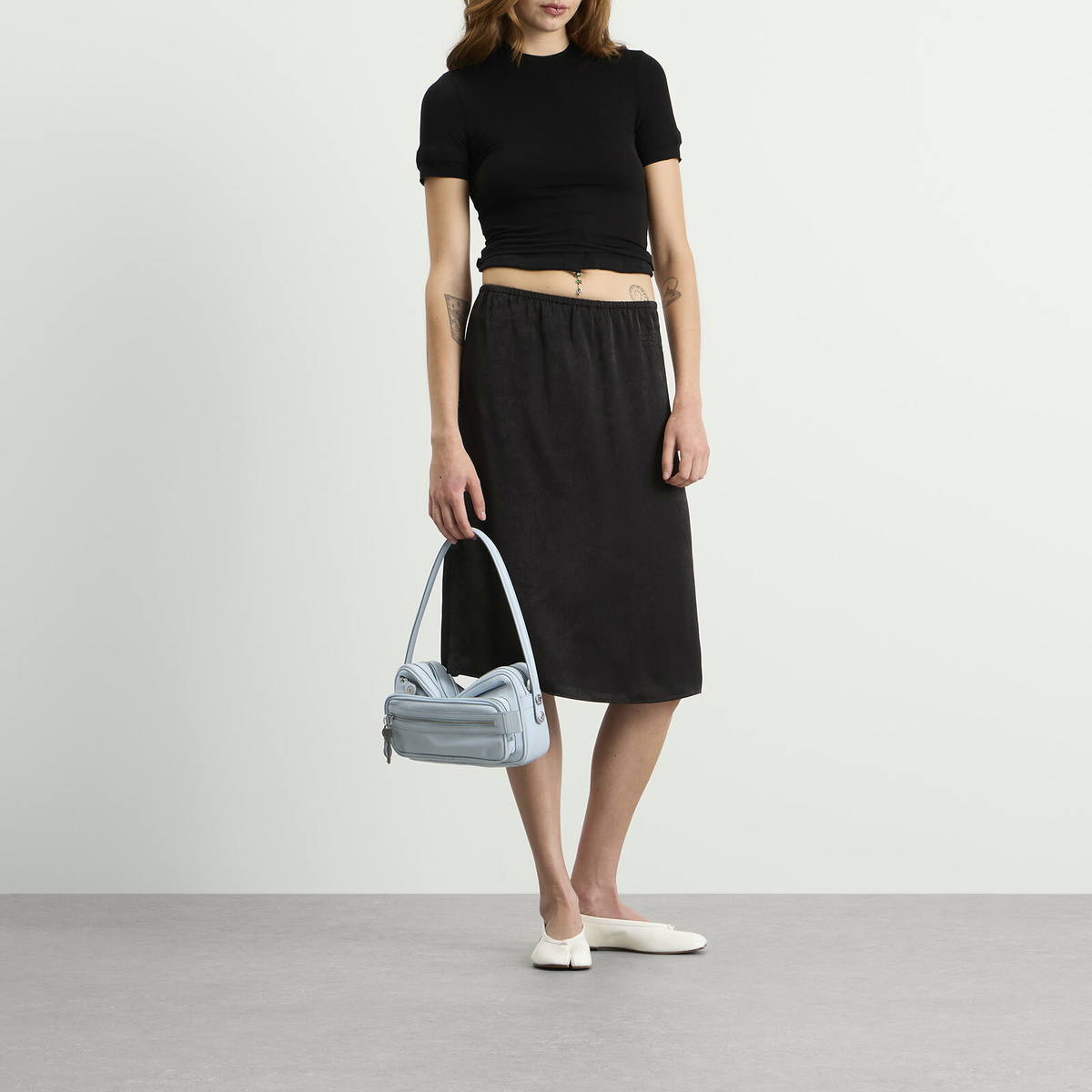 MM6 Maison Margiela Women's Slip Skirt in Black