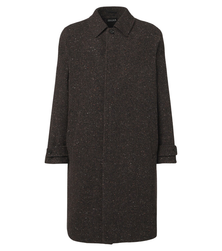 Photo: Zegna Wool, silk, and cashmere tweed coat