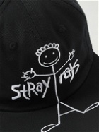 Stray Rats - Wicked Twisted Logo-Embroidered Cotton-Twill Hat