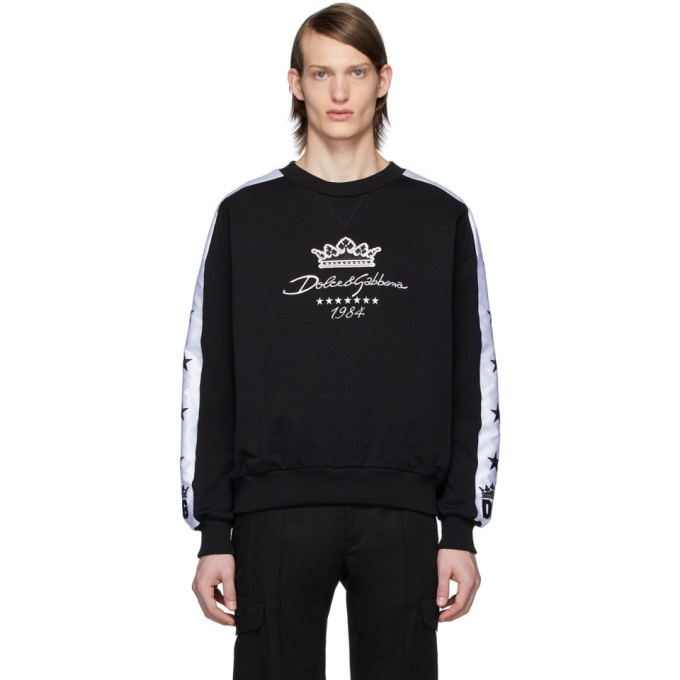 Photo: Dolce and Gabbana Black Millennials Star Sweatshirt