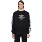 Dolce and Gabbana Black Millennials Star Sweatshirt