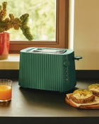 Plissé Bundle grün Wasserkocher 1,7l und Toaster - EU PLUG