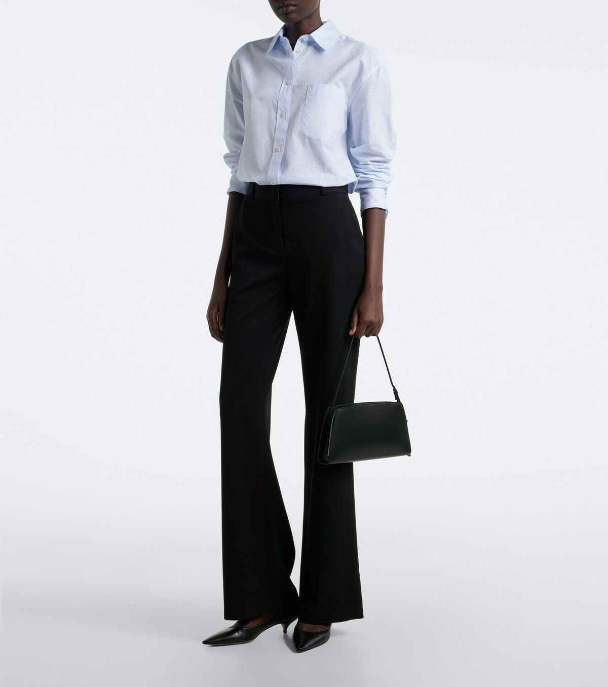 The Row Dalia leather shoulder bag
