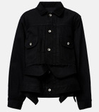 Sacai Layered denim jacket