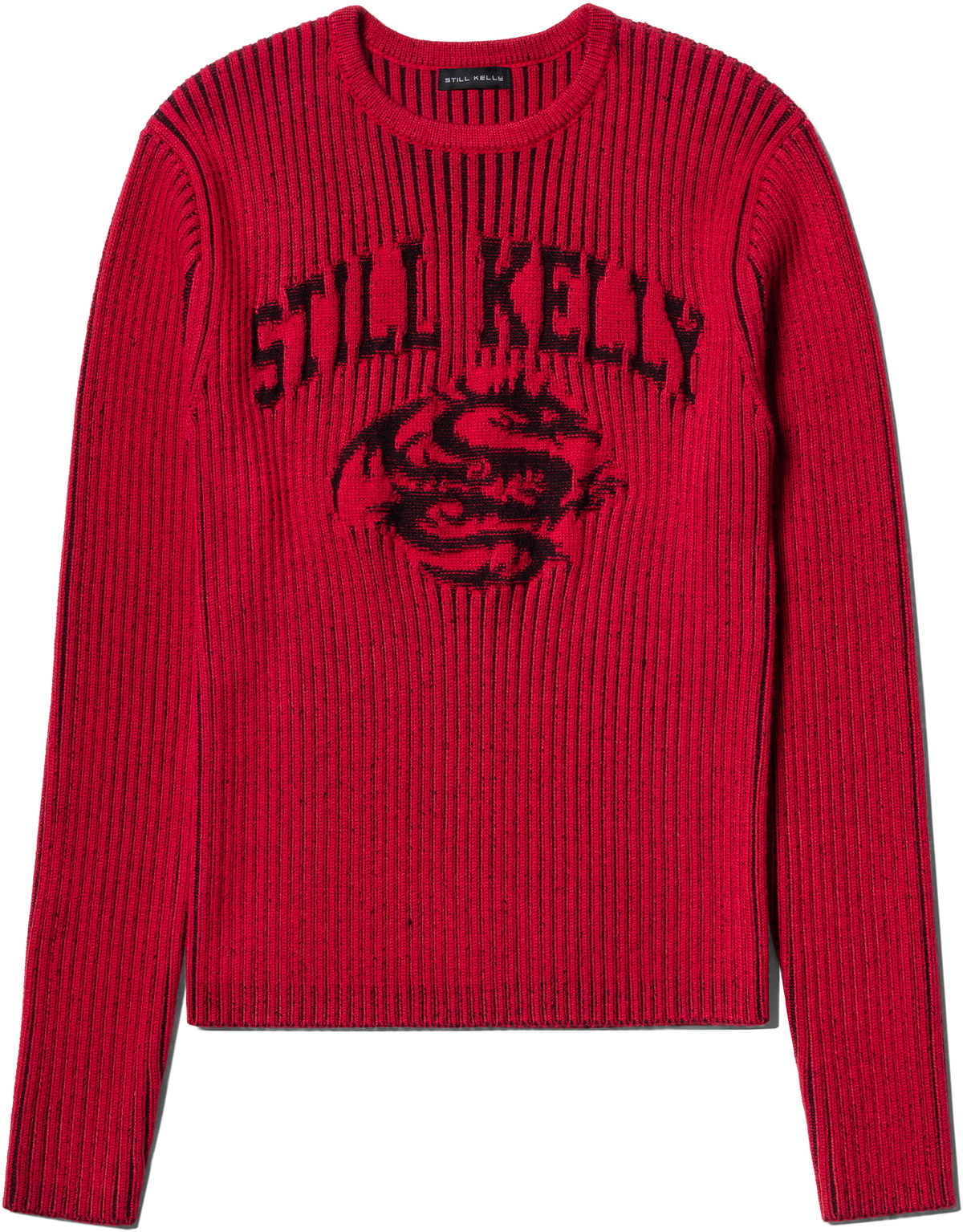 Still Kelly Red SK Dragon Crewneck Sweater