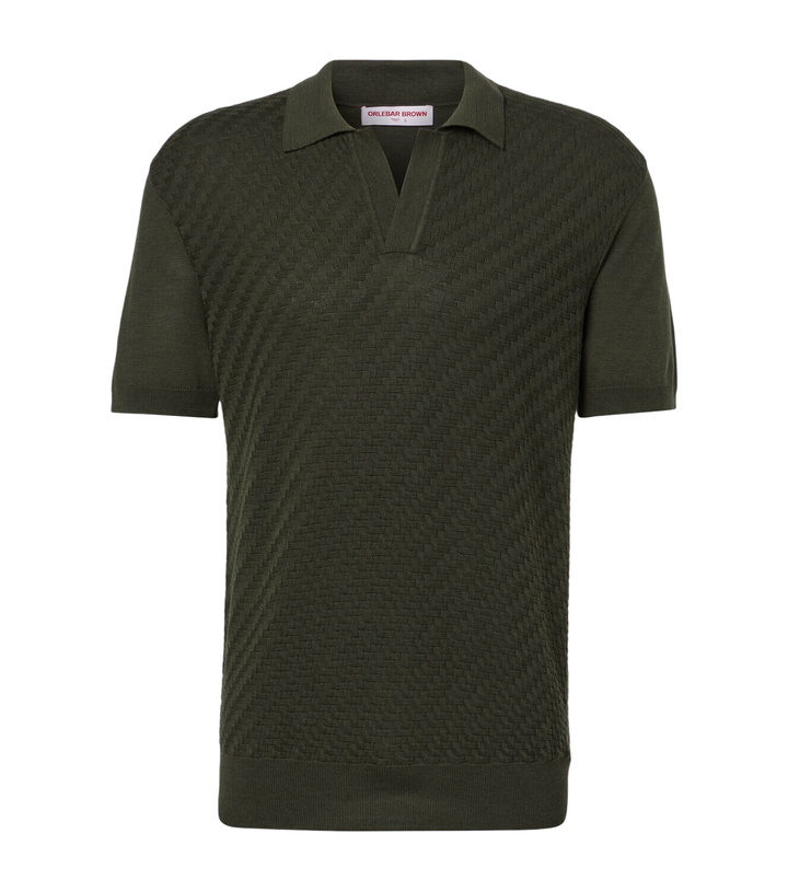 Photo: Orlebar Brown Horton silk and cotton polo shirt