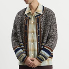 Story mfg. Men's Hand Knit Root Cardigan in Oakmoss