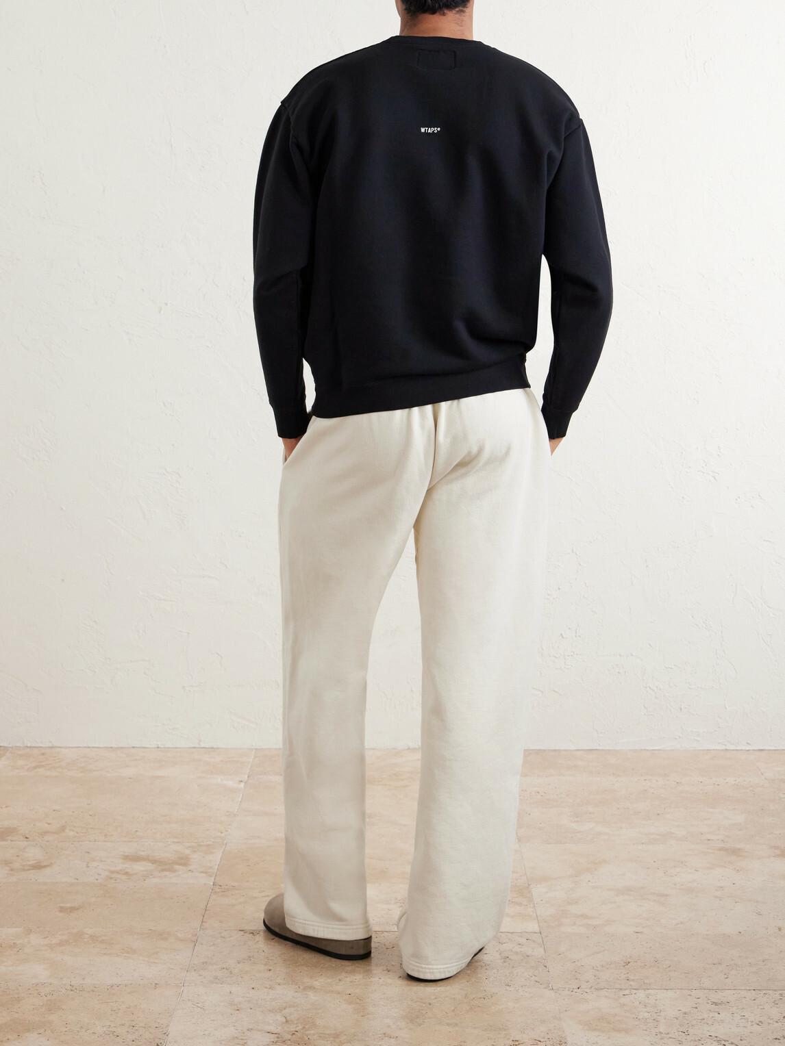 WTAPS - SIGN-YD Cotton-Jersey Sweatshirt - Black