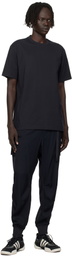 Y-3 Black Rayon Twill Cuffed Cargo Pants