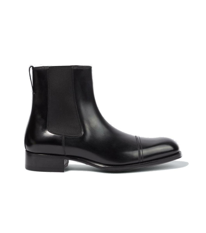 Photo: Tom Ford Polished leather Chelsea boots