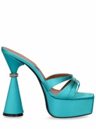 D'ACCORI - 130mm Sienna Satin Mules