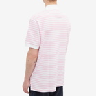 A.P.C. x Lacoste Stripe Polo Shirt in Pink