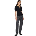 Stefan Cooke Black Braided Jeans