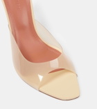 Amina Muaddi Alexa 95 PVC mules