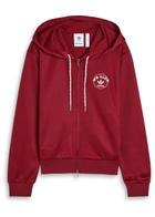 Adidas X Wales Bonner X Wales Bonner Hooded Jersey Sweatshirt Burgundy