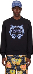 Versace Jeans Couture Black Baroque Sweatshirt