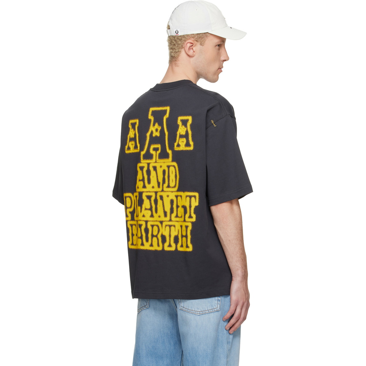 AAPE by A Bathing Ape Gray 'AAPE' Fancy Main T-shirt
