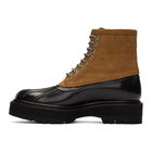 Givenchy Brown and Black Camden Boots