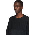 Undercover Black Long Panel Sweater