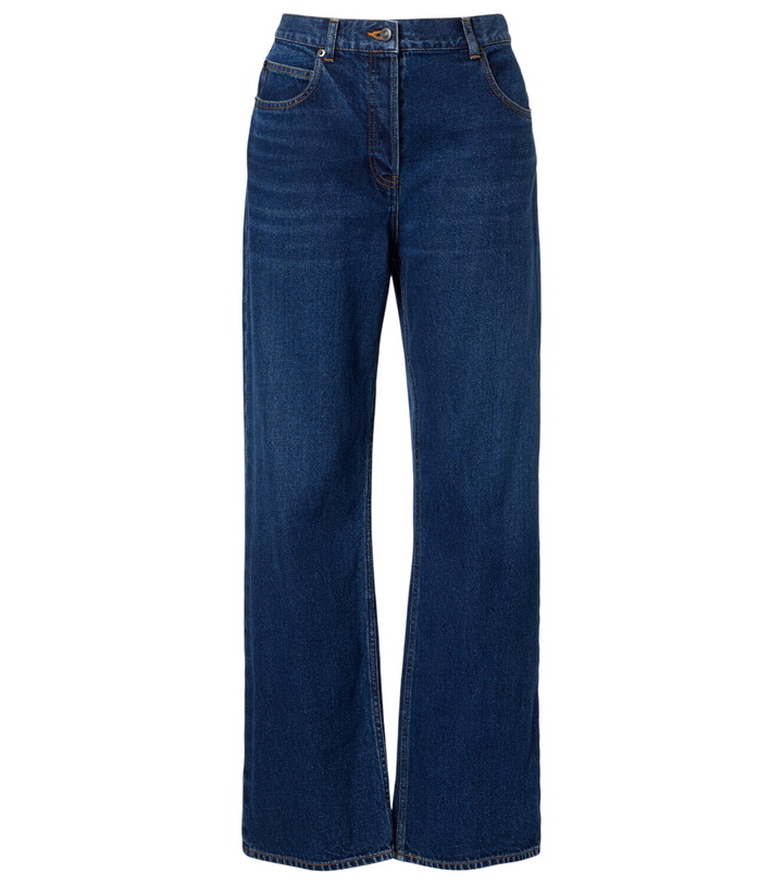 Photo: The Row Finbar wide-leg jeans