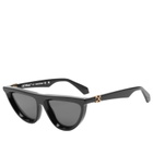 Off-White Sunglasses Women's Off-White Jasper Sunglasses in Black/Grey 