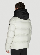 Madeira Down Hooded Jacket in White