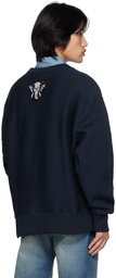 Kenzo Navy Kenzo Paris Varsity Sweatshirt