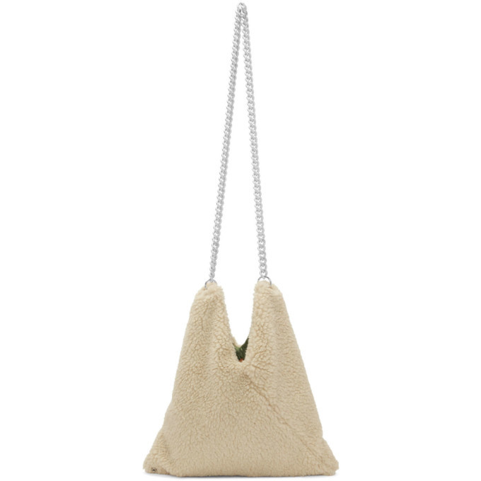 ショルダーバッグ MM6 19ss JAPANESE TRIANGLE CHAIN BAG MM6 MAISON MARGIELA Japanese chain shoulder bag - White | Garmentory