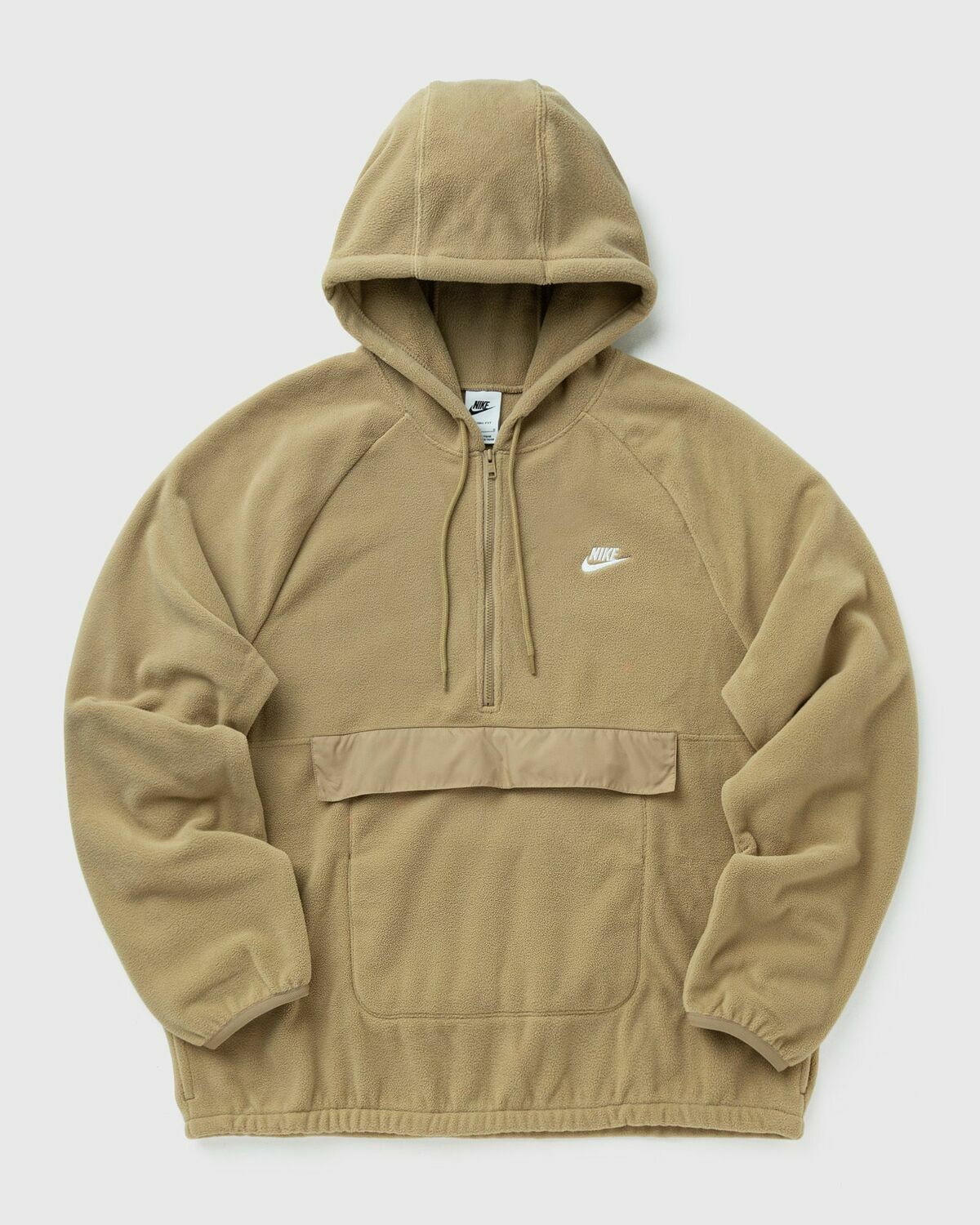 Nike CLUB WINTER TOP Brown Mens Half-Zips/Hoody