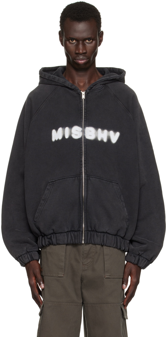 MISBHV Black Gaspar Zipped Hoodie MISBHV