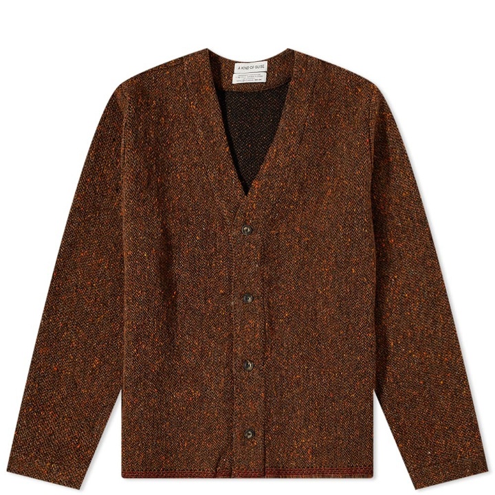 Photo: A Kind of Guise Men's Kura Cardigan in Grizzly Melange