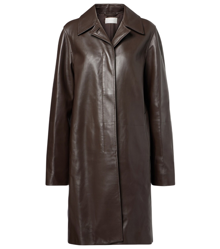 Photo: The Row Gracia leather jacket