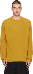 CASEY CASEY Yellow Inside Out Seam Sweater