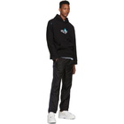 Marcelo Burlon County of Milan Black Bat Over Hoodie