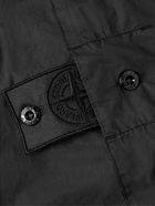 Stone Island Shadow Project - Logo-Appliquéd Padded Cotton Overshirt - Black