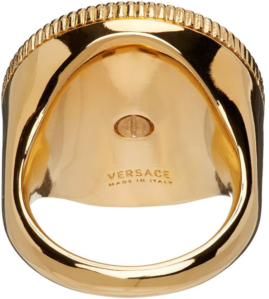 VERSACE Ring MEDUSA BIGGIE in gold/ silver