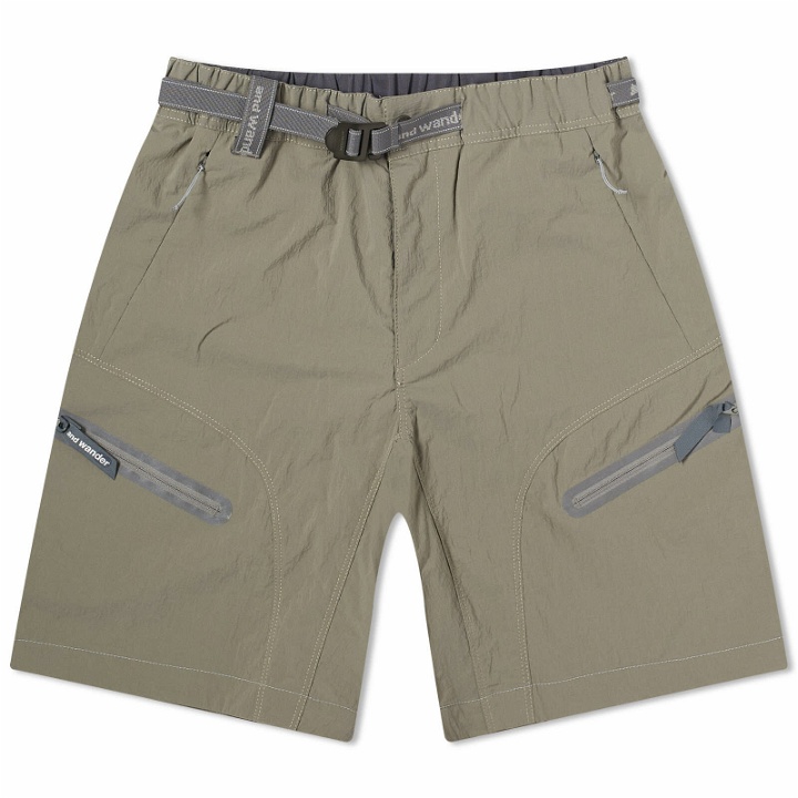 Photo: and wander Men's Light Hike Shorts in Grey