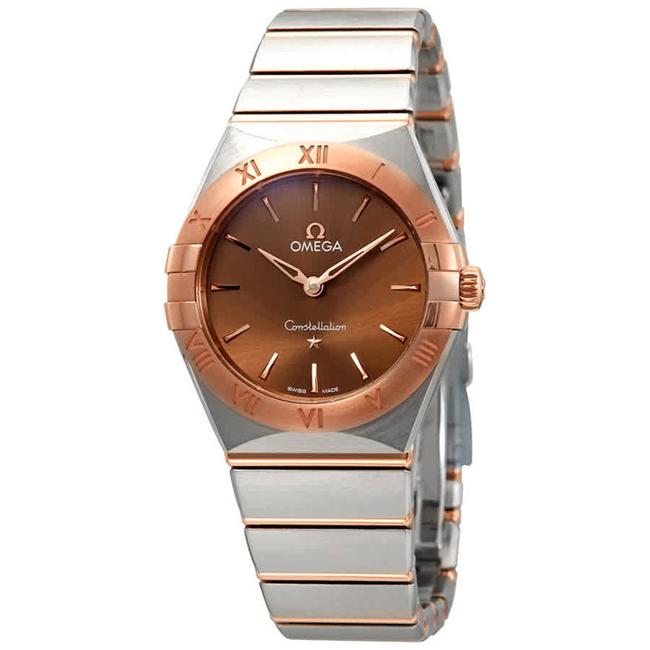 Photo: Omega Constellation Manhattan Sun-brushed Brown Dial Ladies Watch 131.20.28.60.13.001