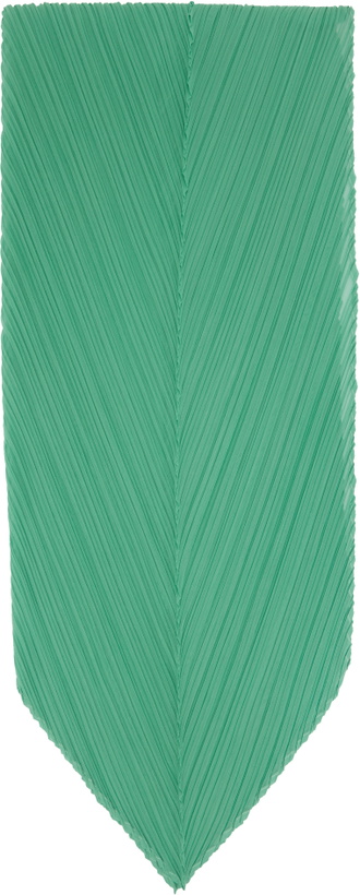 Photo: PLEATS PLEASE ISSEY MIYAKE Green March Monthly Scarf