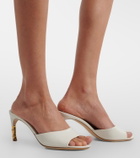 Gucci Castello leather mules