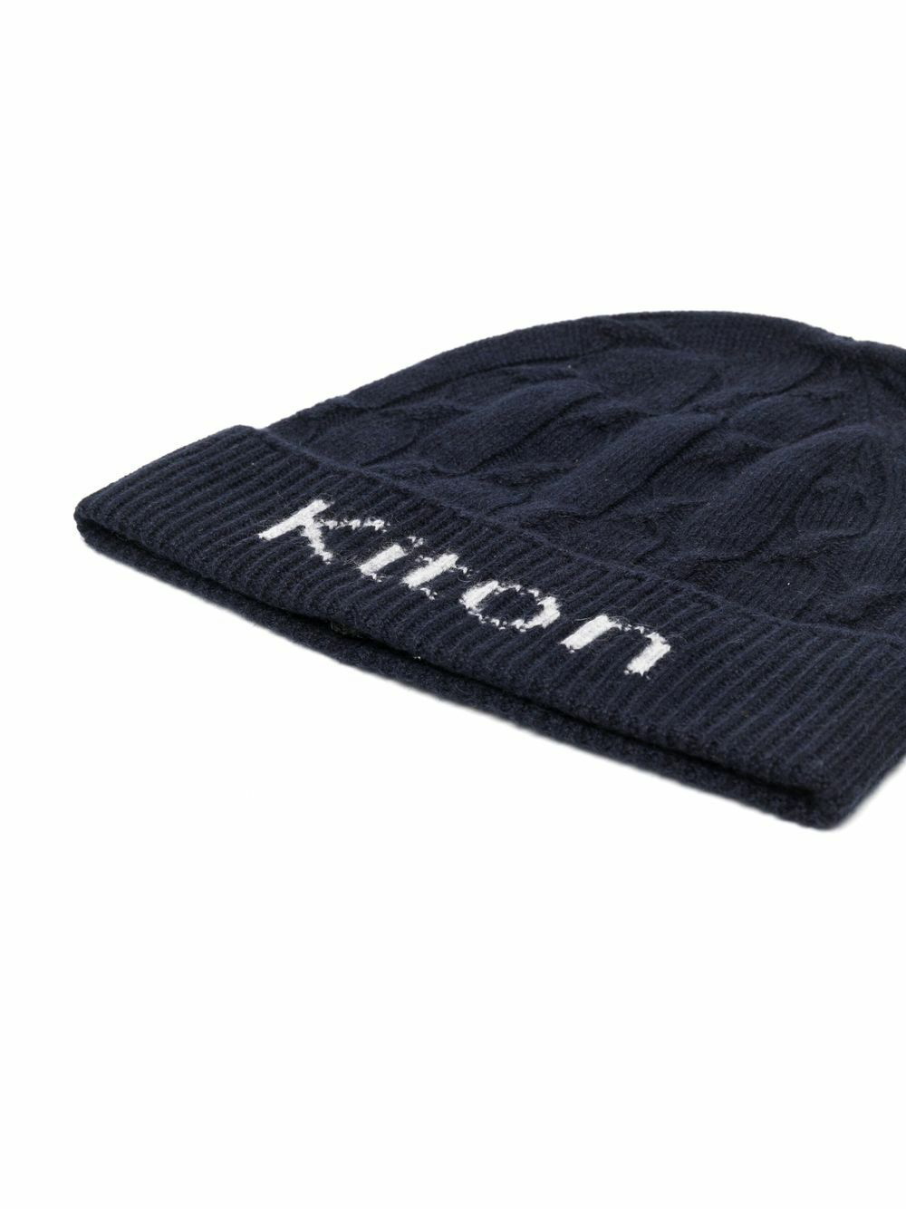 KITON - Wool Beanie Hat Kiton