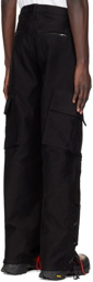 Rhude Black Corda Ski Cargo Pants