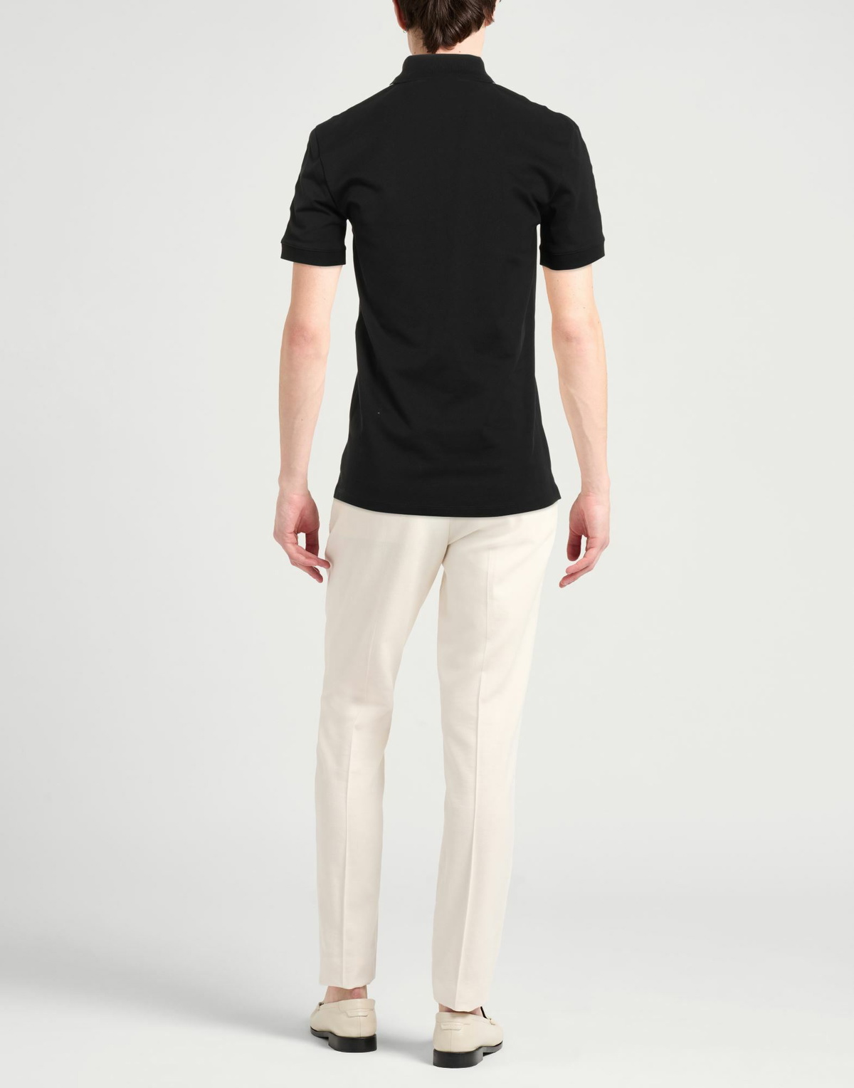 Mcqueen Mens Polo shirt in Black