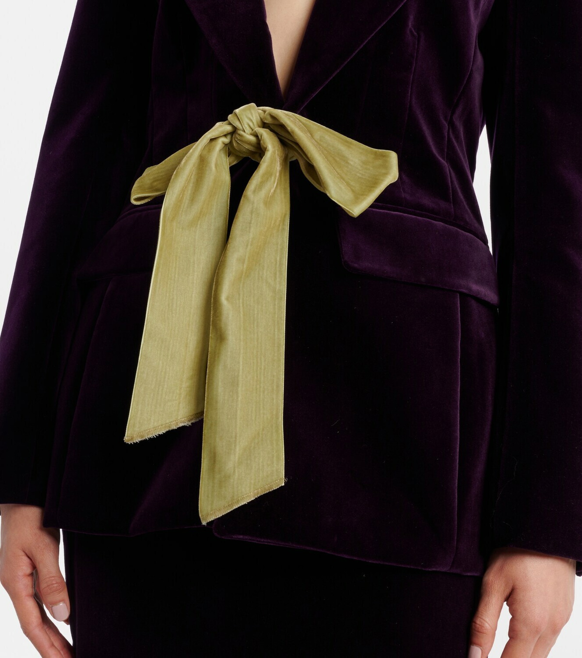 Nina Ricci Cotton velvet blazer