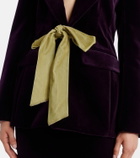 Nina Ricci Cotton velvet blazer