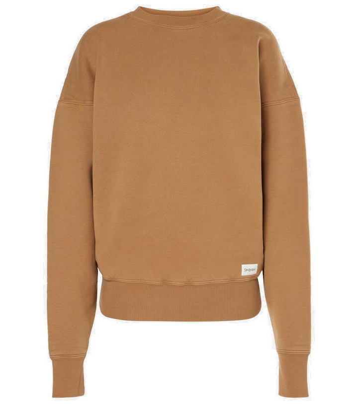 Photo: Saint Laurent Oversized cotton fleece sweatshirt